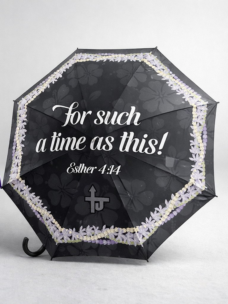 For Such A Time As This Black Umbrella