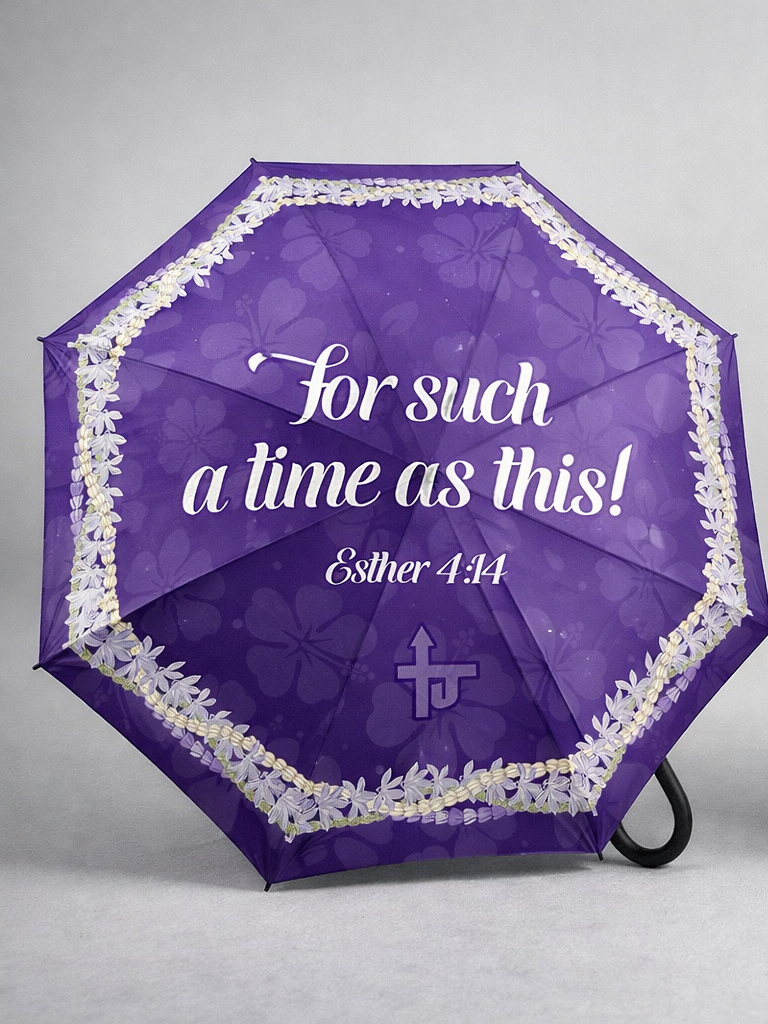 For Such A Time As This Purple Umbrella